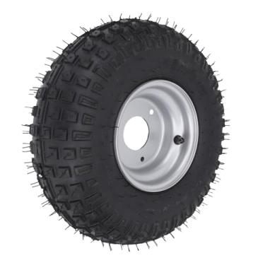 Imagem de Luocute Pneu Off Road 145x70-6 Com Jantes, Pneu Sem Câmara de Ar Todo Terreno de 6 Polegadas Com Cubo, para Carrinho de Kart ATV UTV Quad Go