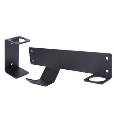 Imagem de GLOGLOW Suporte de Tomada de Chão para Montagem Em Parede, Rack de Armazenamento Hidráulico Resistente de Aço Carbono para Organização de Ferramentas de Oficina de Garagem Com Parafusos e âncoras,