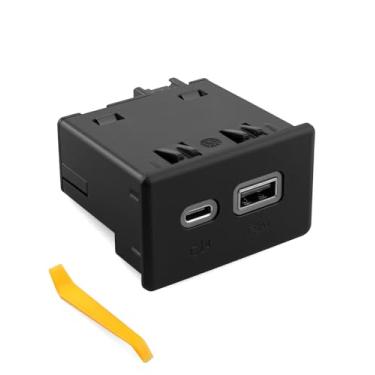 Imagem de ANODZU 13525889 Conector de porta auxiliar auxiliar USB Dual AUX para Chevrolet Suburban Silverado 1500 2000 3500 Tahoe, adequado para GMC Sierra 1500 2000 3500 Yukon, adequado para Cadillac Escalade