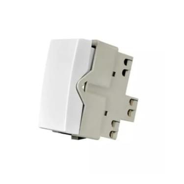 Imagem de Interruptor simples Clean Branco Fosco Margirius