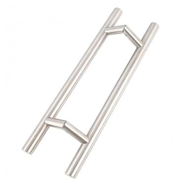 Imagem de TOGU Puxador de porta dupla face deslocado TG-6022 900 mm/36 polegadas, barra redonda de aço inoxidável 304/estilo escada/puxador de porta push-pull, acabamento em aço inoxidável escovado