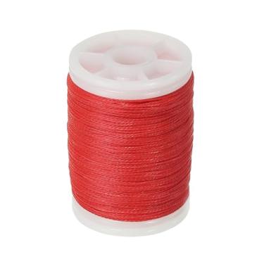 Imagem de arrccholiy Fio de servir corda arco arco 120 jardas (110 m) para arco recurvo composto amarrar peep sights nocks, vermelho