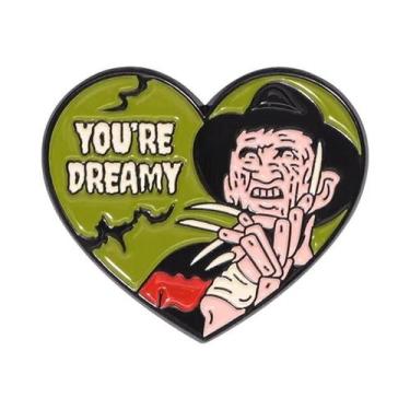 Imagem de Pins De Esmalte De Personagens De Filmes De Terror De Halloween, Broch