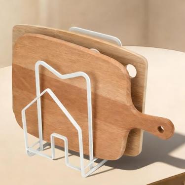 Imagem de XHKDSYMC Suporte para panelas de bancada de cozinha (branco)