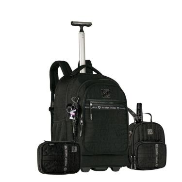 Imagem de Mochila Rodas Lancheira Estojo Box Rebecca Bonbon Meninas