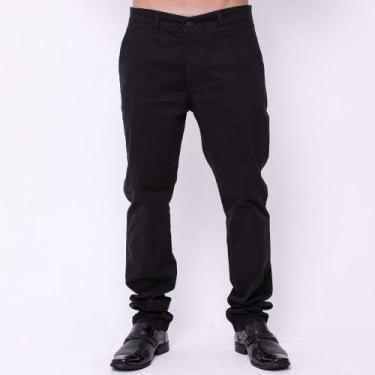 Imagem de Calça Masculina Modelo Slim Tecido de Brim com Elastano - Blink Unifor