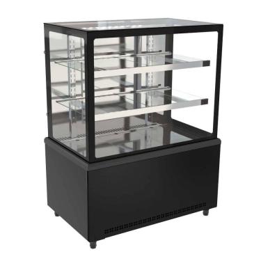 Imagem de Balcão Vitrine Refrigerada 1,00 Metro Prime Preto PBV10 220V - Venâncio