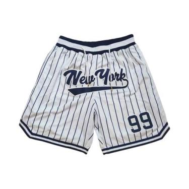 Imagem de Bermudas De Basquete Masculinas De Verão Secagem Rápida Respirável Par