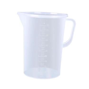 Imagem de Generic Copo medidor, utensílio de cozinha com cabo ergonômico, jarra com bico, recipiente para sucos, misturas, preparo de farinha, 5000ml