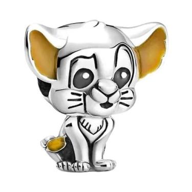 Imagem de Pingentes De Animais Em Prata 925: Rato, Tigre, Cão, Gato, Elefante Pa