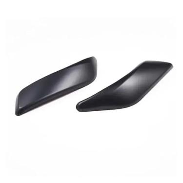 Imagem de Compatível com BMW Série 1 2 F20 F21 F22 F23 2012 2013 2014 2015 2016 2017 2018 ABS Preto Porta interna do carro Apoio de braço Tampa da alça Adesivo Acessórios para carro(2Pcs-Black)