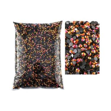 Imagem de Rhinestone De Resina AB Cor Gelatina Para Atacado, 2mm 3mm 4mm 5mm 6mm