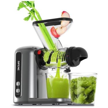 Imagem de MAMAS CHOICE Centrífuga de Frutas, 2 Velocidades, Aço Inoxidável, 150W, 110V, Cinza Escuro