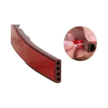 Imagem de Fita De Vedação De Borracha De Silicone Autoadesiva De 6M Para Portas 