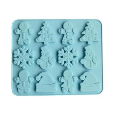 Imagem de Molde De Chocolate De Natal Com 25 Cavidades, Molde De Silicone Antiad
