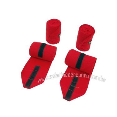 Imagem de Liga descanso para cavalo mangalarga marchador vermelha de qualidade