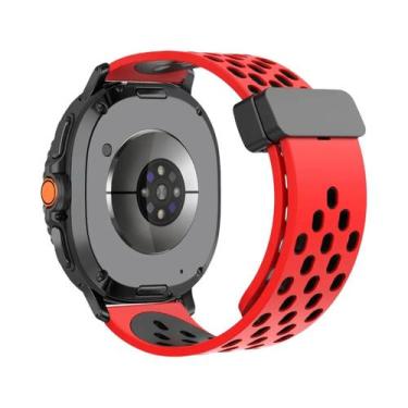 Imagem de Pulseira De Silicone Com Fivela Magnética D De 46mm 44mm 40mm Para Sam