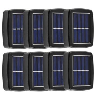 Imagem de Kit 2 Luminárias de Parede LED Solar - Arandelas com 2 Focos, À Prova d'Água, Ideal para Iluminação Externa, Varanda, Jardim e Entrada de Casa (8 peças)