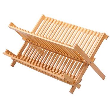 Imagem de Prateleira de Secagem Pratos Multipropósito com 20 Gradeiras Mesa Suporte para Tampa Panela