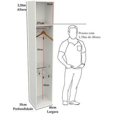 Imagem de Armário Colmeia Eloisa M14 Closet Lojas Expositor Arara Mdp - VETORIAL