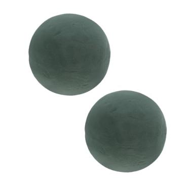 Imagem de PLAFOPE Kit de esferas redondas de espuma floral úmida 2 peças para arranjos de flores DIY materiais de jardinagem artificiais duráveis para decoração de casamento, decorações de casa e bolas de