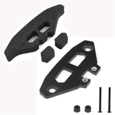 Imagem de Peças de carro RC compatíveis com Tamiya XV02 XV-02 1/10 peças de atualização de carro RC acessórios sobressalentes amortecedor dianteiro esponja espuma e placa de suporte de para-choque 51701