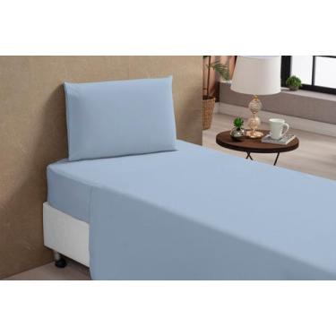 Imagem de Jogo De Lençol Solteiro 3 Peças Percal 100% Algodão - Jire Bordados, A