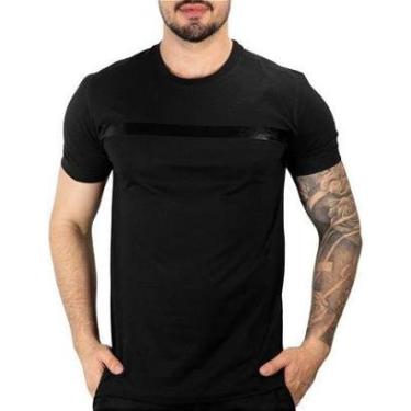 Imagem de Camiseta Calvin Klein Palito Preta-Masculino