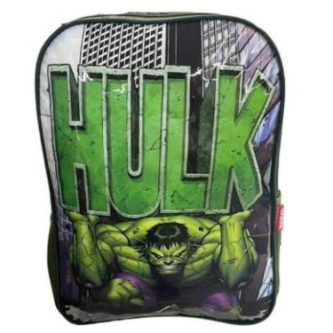 Imagem de Mochila de Costas Escolar Infantil Juvenil Hulk-Unissex