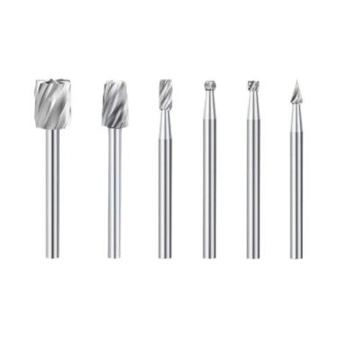 Imagem de Conjunto De Brocas HSS CNC De 3mm Com 6 Peças Para Fresadora, Ferramen