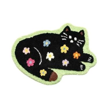 Imagem de Tapete De Gato Para Quarto Infantil, Macio, Antiderrapante, Tapete De 