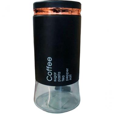 Imagem de Pote Frasco Coffee Vidro Grande Mantimentos Tampa Hermético