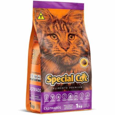 Imagem de Ração Gato Castrado 1kg Special Cat Carne