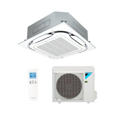 Imagem de Ar Condicionado Split Cassete 4 Vias - Inverter R-32 - Sky Air - 35.000 BTUs - Daikin - Quente/Frio - 220V Monofásico