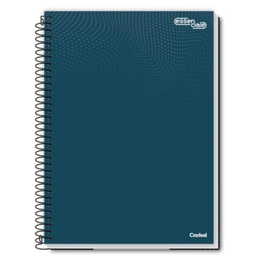 Imagem de Caderno Espiral Universitário A4 10 Matérias 160 Folhas Essenciale Credeal Azul