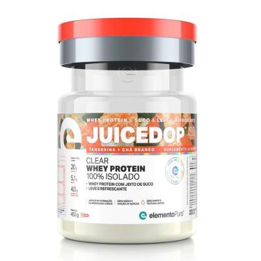 Imagem de JuiceDop Whey Protein - 450g Tangerina+Chá Branco - ElementoPuro-Masculino