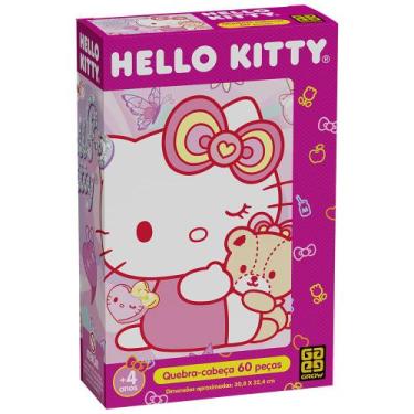 Imagem de Quebra-cabeça 60 peças Hello Kitty Brilhante - Grow