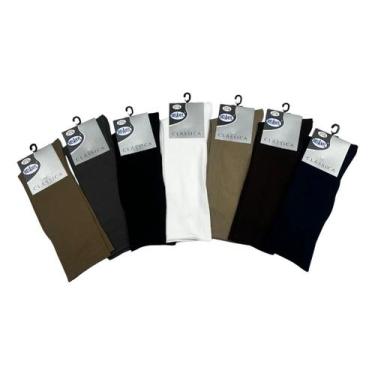 Imagem de Kit 6 Pares Meias Lupo Meyanil Cano Longo 6002-01 Social Cor:SortidosT