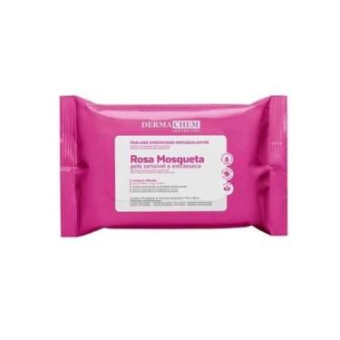 Imagem de Lenços Demaquilantes Dermachem Rosa Mosqueta - Derma Chem