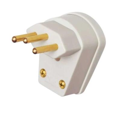 Imagem de Plug Junção Macho 90º - 2p + T - 20a - Cinza - Fame
