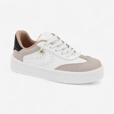 Imagem de Tênis Casual Moleca Branco-Feminino