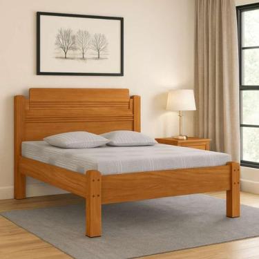 Imagem de Cama Tamanho Casal Padrão Moderno Para Colchão 138x188 Reforçada Cabec