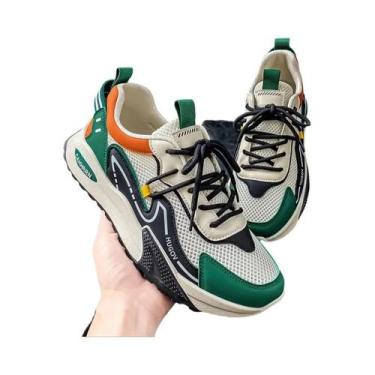 Imagem de Tênis Masculinos Leves E Respiráveis Em Malha, Calçados Casuais De Ver