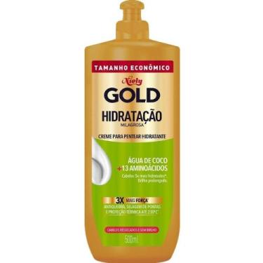 Imagem de Creme para Pentear Niely Gold Hidratação Milagrosa 500g