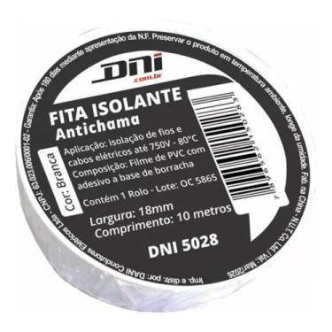 Imagem de FITA ISOLANTE 10M (BRANCA) para FITA ISOLANTE ANTE CHAMAS DN - DNI