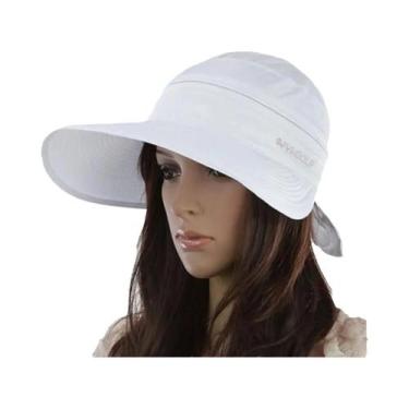 Imagem de Boné feminino feminino ao ar livre anti-UV verão viseira chapéu de sol