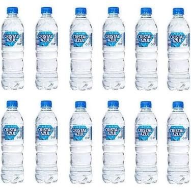Imagem de Agua Mineral Cristal Azul 510ml PH 9.75 PH Alcalino (Fardo 12 Unidades)