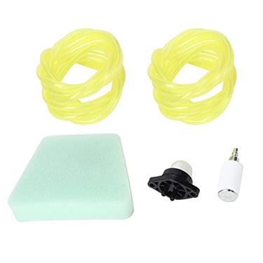 Imagem de Pilipane Kit de filtro de linha de combustível, conjunto de acessórios de motosserra, peças de reposição profissionais para Craftsman Chainsaw 1950 Material de esponja de serra a gás 8,9 x 6,6 cm