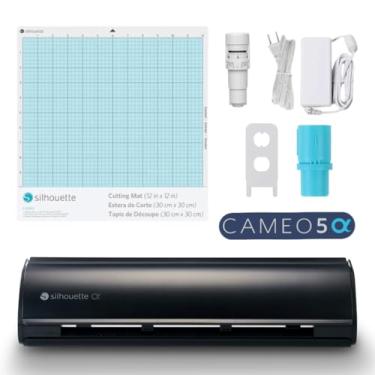Imagem de Silhouette Cameo 5 Alpha Preto Fosco – Máquina de Recorte Avançada, Profissional, Corte Rápido e Potente - Precisão, Versatilidade e Criatividade em Outro Nível