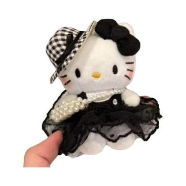 Imagem de Chaveiro De Pelúcia Gatinho Fofo Com Chapéu De Desenho Animado, Boneco